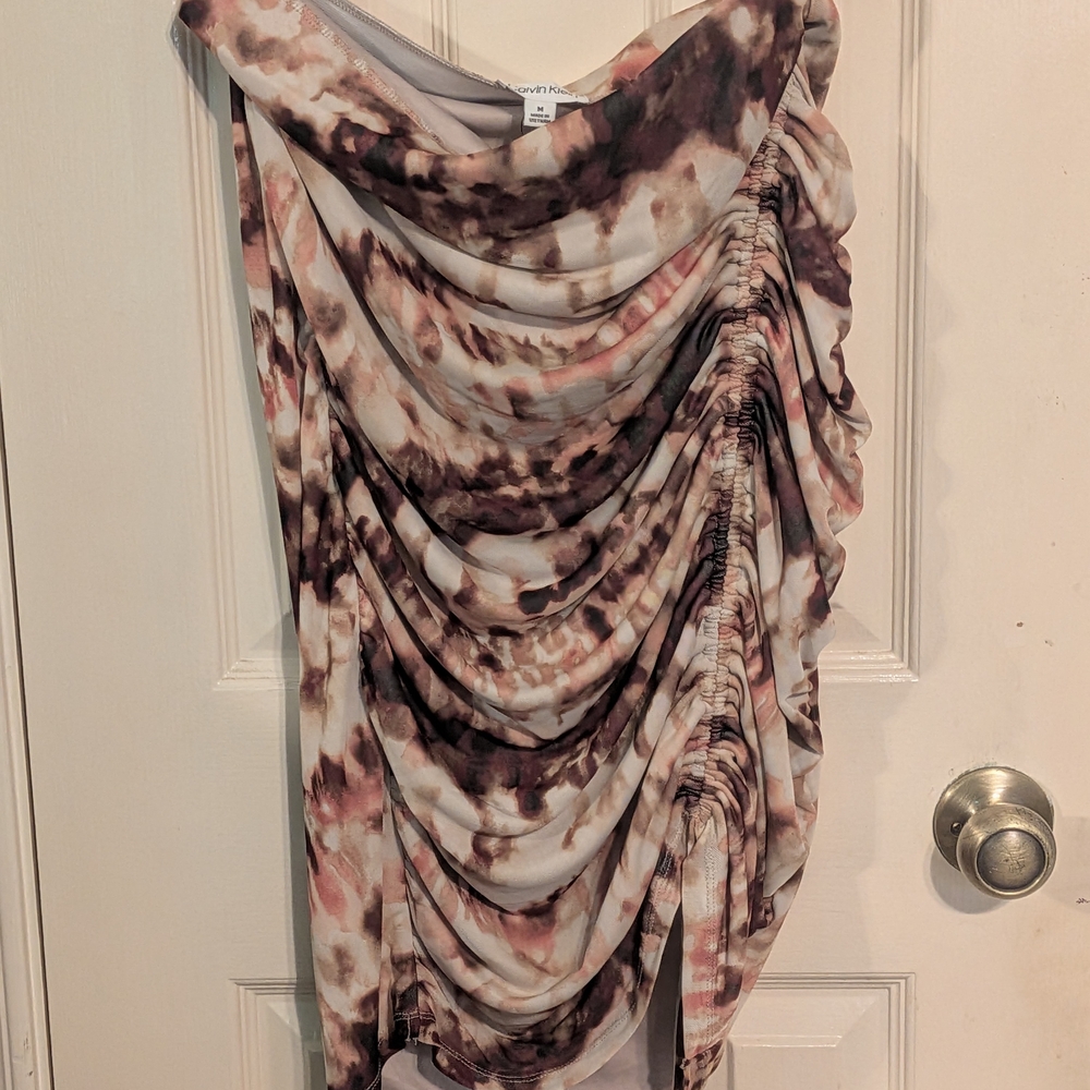 Calvin Klein Artistic Tie-Dye Scarf